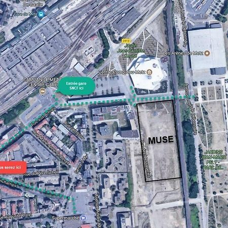 Studio Gare Metz Cote Cour Ngoại thất bức ảnh